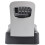 True Face (12x9.5x4.5cm, Grey) Wall Mounted Key Lock Box 4 Digit Combination Lock 4