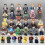 10 models Random small-part building block figures Fit Lego Mini Figures Blocks Set 2