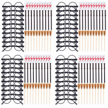 160Pcs Wand Pencils Tattoo Stickers Broom and Glasses Wizard Party Favors Wizard Wands Theme Party Supplies