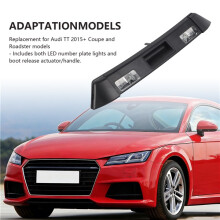 compatible with Audi TT 2015 Plus Boot Handle And LED Number Plate Lights 8S0827574B9B9 UK