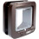 Brown Microchip Cat Flap – Secure Electronic Cat Door for Selective Access 1