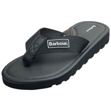 (9) Barbour Harker Mens Sandals in Black
