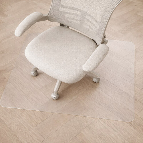 Marvelux Large PVC Office Chair Mat for Hard Floors 120 x 150cm, Rectangular 1