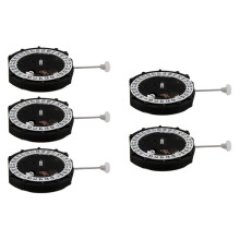 5X PE50 Quarzwerk 2/6/10 Kleine Nadel Elektronisches Uhrwerk Sechszeiger-Uhrwerk Zubehör Uhrwerk