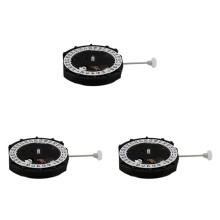 3X PE50 Quarzwerk 2/6/10 Kleine Nadel Elektronisches Uhrwerk Sechszeiger-Uhrwerk Zubehör Uhrwerk