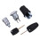 Durable Complete Lock Set compatible with Ford Transit Custom MK8 Flip Remote Key Key Blade 8