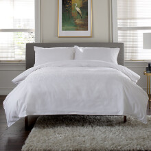The Lyndon Company Wild Grass Duvet Set White size: Double