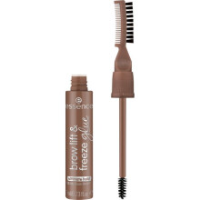 Colla per sopracciglia - ESSENCE - Brow Lift & Freeze Glue - 03 Marrone Medio - 7 ml - 3-in-1 (colora, scolpisce, fissa)