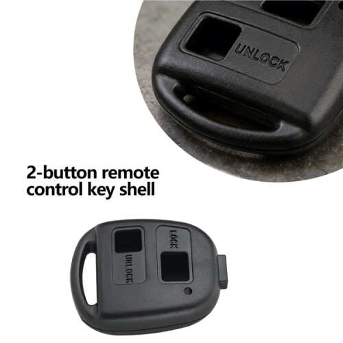 Key Fob Case Shell 2Btn Replace for Toyota Yaris 2005 2011 STOCO1 UK 1