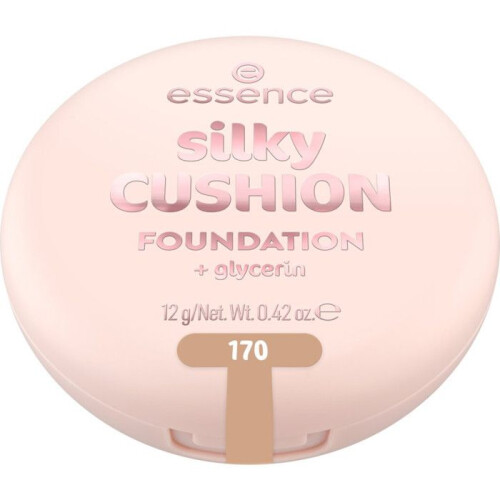Foundation - ESSENCE - Silky Cushion - 170 Beige - Compact 12 g - Modulaire dekking