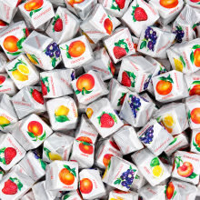 (500g Sweet Pouch) Fruit Flavour Caramels
