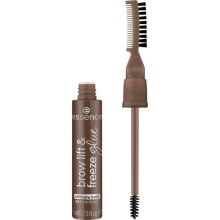 Colla per sopracciglia - ESSENCE - Brow Lift & Freeze Glue - 04 Marrone Scuro - Effetto lift naturale - Tenuta a lunga durata