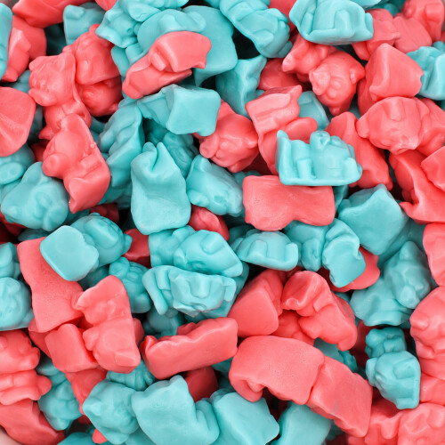 (225g Sweet Pouch) Bubblegum Pigs