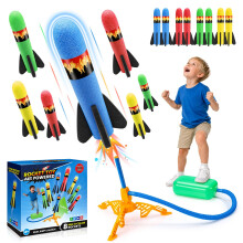 HappyGoLucky Rocket Toys Launcher for Kids, Outdoor Toys for 4-10 Year Old Boys Age 5 6 7 8 Garden Game 3-12 Year Old Boys Girls Gifts Birthday Gifts