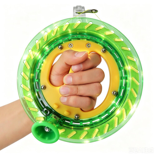 HONBO Kite String Spool for Adults and Kids,Kites String Reel with Bearing Structure, Foldable Handle, 300m/1000ft Line