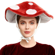 Mushroom Hat Women Costume Cosplay Toadstool Accessories Headwear Lightweight Fairy Tale Gifts for Halloween