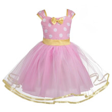 Lito Angels Baby Girls Polka Dot Tulle Costume, Pink, Age 12-24 Months