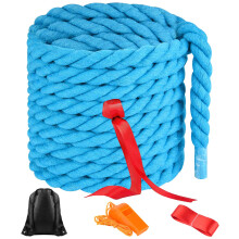NEBURORA 20FT Tug of War Rope for Kids and Adults Outdoor Games (Blue)