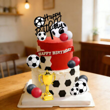 Soccer Cake Topper Soccer Ball Player Cake Decorations
