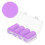 sourcing map 100Pcs Plastic Poker Chips, 37mm, Light Purple 1