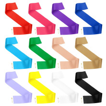 sourcing map Blank Satin Sash, 12 Pack Multicolor Blank Sash Plain Satin Sashes DIY Sash Accessory for Graduation Ceremonies, Birthday, Wedding