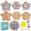 WEBEEDY DIY Mosaic Coaster Kit for Beginner, 3 Sets Rainbow Theme 1