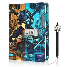 Gamer Lockable Journal for kids Diary with Lock Gifts for Tweens boys&girls