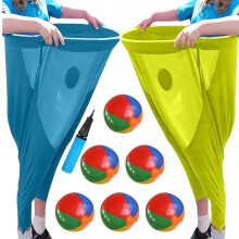 Granny Pants Yard Game Set, Garden Games With Throwing Bouncy Balls and Pumps, Party Games for Kids