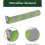 Roller Mop for  for  Max 705 Combo/Max 706 Combo Robot Vacuum Cleaner, Washable Microfibre Mop Roller 7
