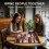 Backgammon Set, Travel Board Game, Black and White 6