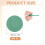 sourcing map 200Pcs 35 mm Plastic Poker Chips, Green 2