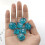ORUZA Liquid Core DND Dice Set Polyhedral Resin Sharp Edge D&D Dice 7 PCS 6