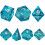 ORUZA Liquid Core DND Dice Set Polyhedral Resin Sharp Edge D&D Dice 7 PCS 5