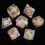 ORUZA Liquid Core DND Dice Set Polyhedral Resin Sharp Edge D&D Dice 7 PCS 2