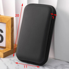 (20x11x5) Mini Hard Shell Electronics Storage Case Earphone Charger Cable Organiser