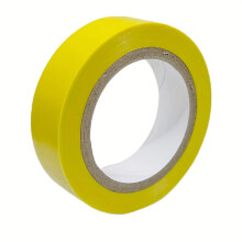 (YELLOW / 10M / 15mm) PVC Electrical Insulation Tape Waterproof Flame Retardant Coloured
