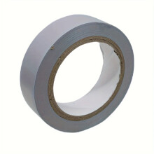 (Grey / 10M / 15mm) PVC Electrical Insulation Tape Waterproof Flame Retardant Coloured