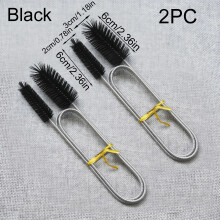 (2PC Black / 155cm) Aquarium Cleaning Brush Filter Pump Hose Tube Lily Pipe Fish Tank Cleaner