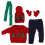 Weihnachtskleidung Puppe 18 Zoll Pullover Set 16