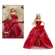 Puppe - BARBIE - Frohe Feiertage Blonde JJX65 - Sonderausgabe - Festliche Kleidung - Kollektion