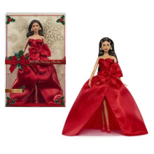 Puppe - BARBIE - Frohe Feiertage Braun JJX67 - Sonderausgabe - Elegante Kleidung - Kollektion