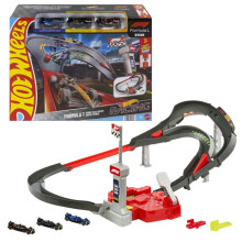 "Rennstrecken-Set - HOT WHEELS - F1 Rennstrecke - 3 Fahrzeuge 1/64 enthalten - Unendliche Modi und Rennen - Ab 5 Jahren"