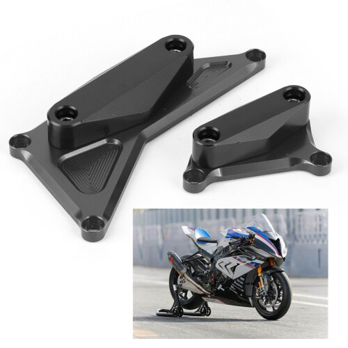 Motorrad Motorabdeckung Schutz Schwarz 2