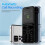 I15 PRO Flip Phone Dual SIM Card GSM Gravação Automática de Chamadas Tela de 2,4 Polegadas Celulares Dobráveis Tipo C Preto 2