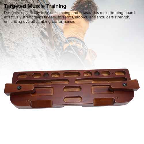 Klettertrainings-Griffbrett aus Holz, platzsparend