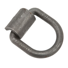 Schweißbarer D-Ring 1/2 Zoll mit Clip