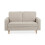Henrietta Beige Upholstered 2 Seater Sofa 2