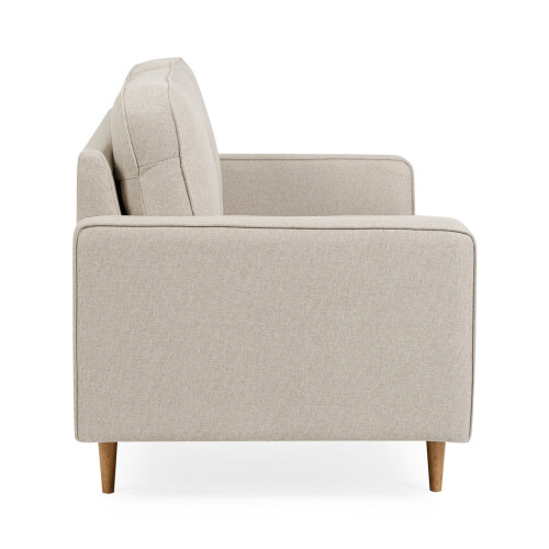 Henrietta Beige Upholstered 2 Seater Sofa 2