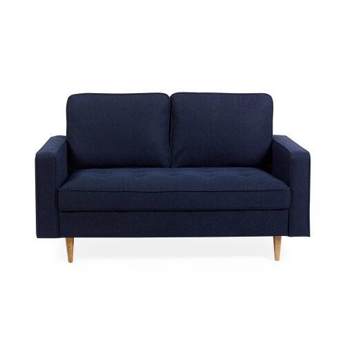Henrietta blue Chenille Upholstered 3 Seater Sofa 2