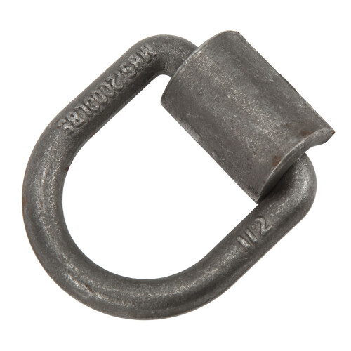 Schweißbarer D-Ring 1/2 Zoll mit Clip